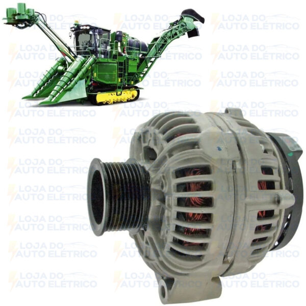 ALTERNADOR JOHN DEERE COLHEITADEIRA 200A