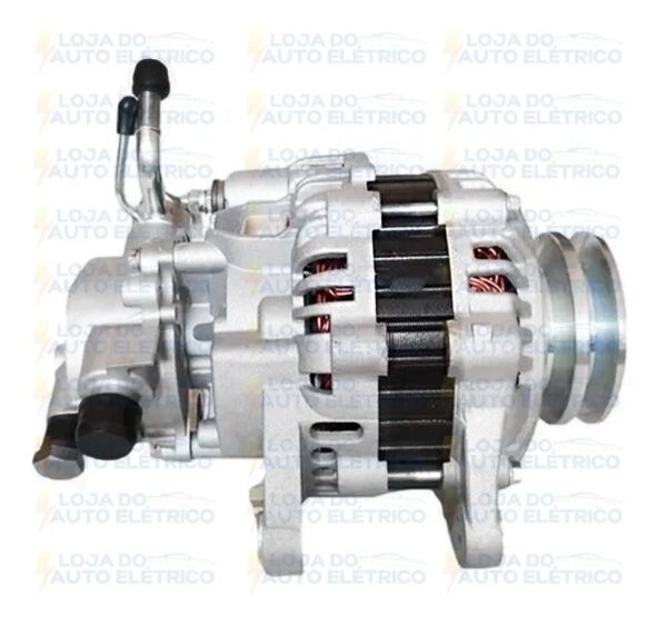 ALTERNADOR MITSUBISH PAJERO, L200, L300 POLIA DUPLA COM BOMBA VACUO 12V 90A - Image 4