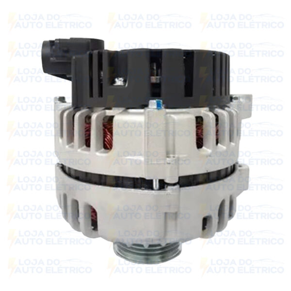 Alternador Peugeot 206 307 407 120 Amperes Com Polia Novo - Image 3