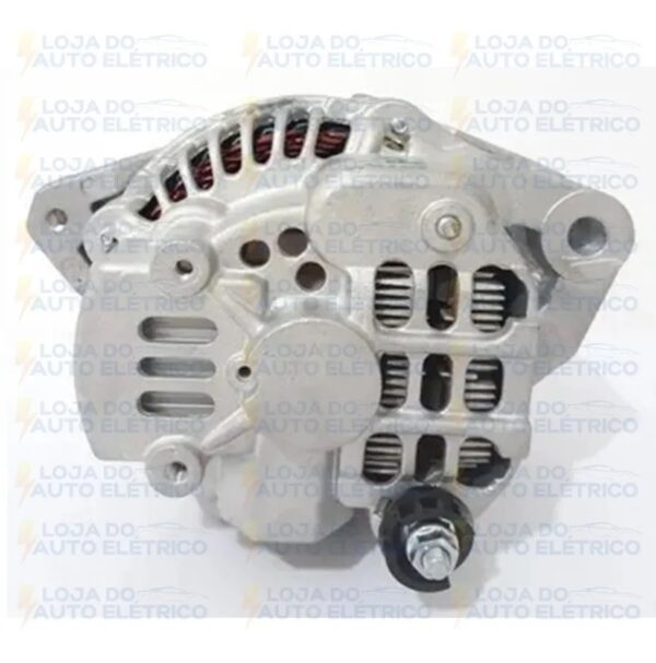 Alternador Honda Civic 2001 A 2005 A Gasolina Novo Com Polia - Image 3