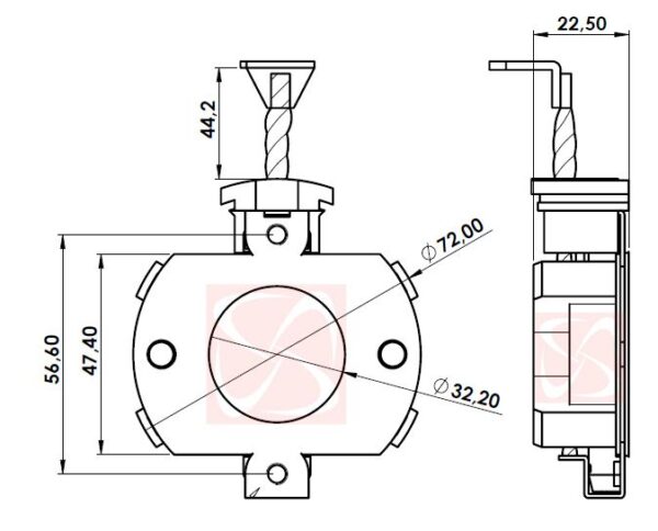 A108 PORTA ESCOVAS  MOTOR DE PARTIDA - Image 2